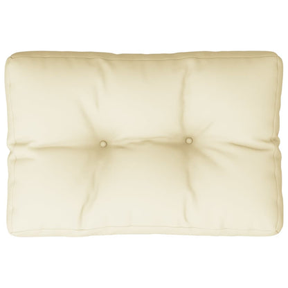 Vidaxl Cojín Para Sofá De Palets Tela Crema 50x40x12 Cm_3