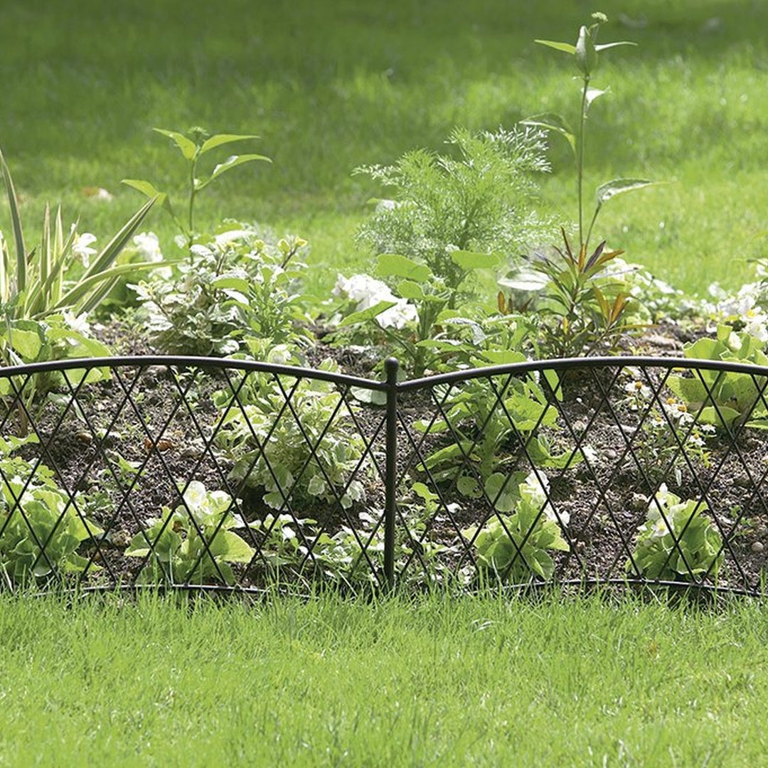 Bordura De Jardin Metal Border 0.4x1 M Marron Nortene_1