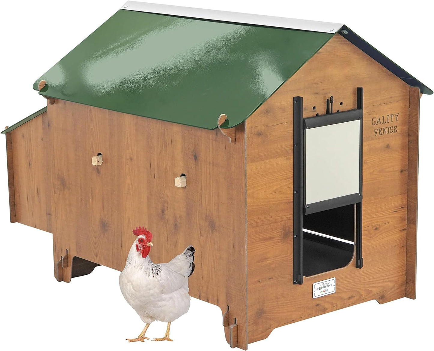 Gallinero Venise Para 6-8 Gallinas - Gallinero Fabricado En Láminas De Hpl_0