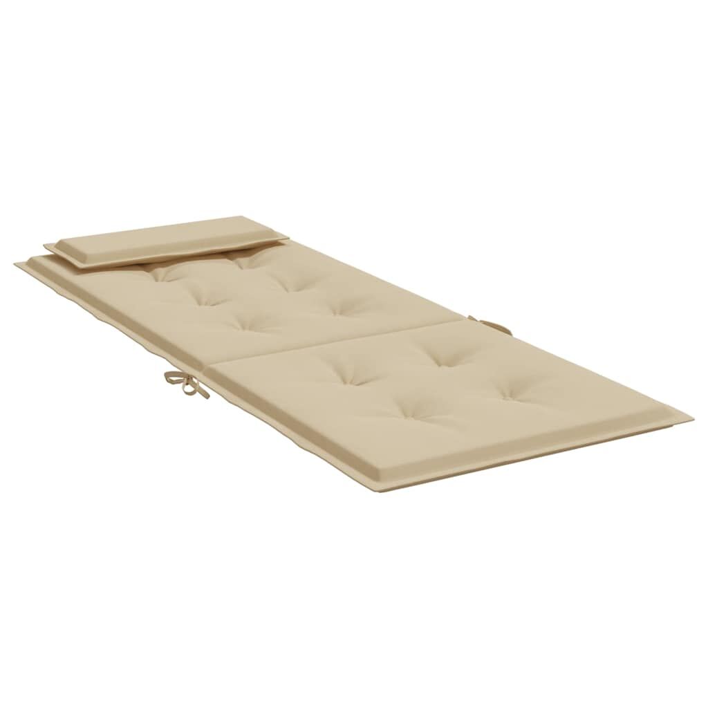 Vidaxl Cojines De Silla Con Respaldo Alto 6 Uds Tela Oxford Beige_4