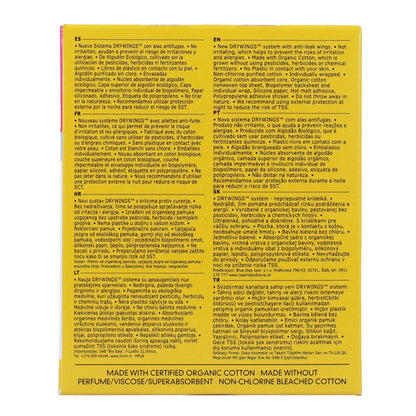 Compresas alas ultra dia 100% algodón Masmi 10 Uds