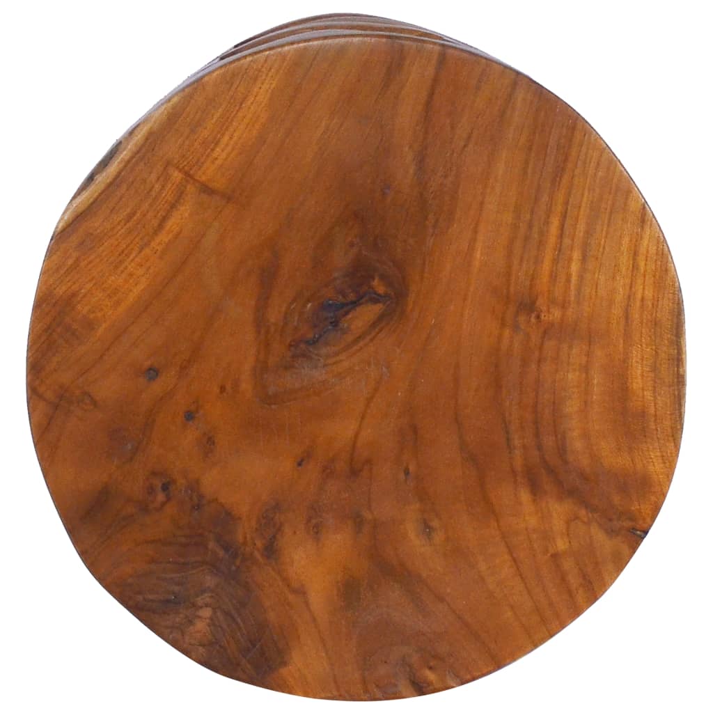 Mesita De Noche De Madera Maciza De Teca 30x30x45 Cm_1