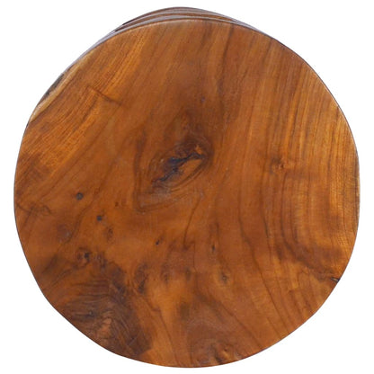 Mesita De Noche De Madera Maciza De Teca 30x30x45 Cm_1