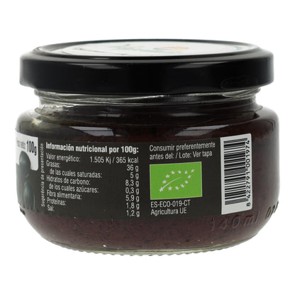 Paté de Olivas Negras BIO Vegetalia 180 g