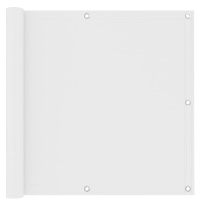 Vidaxl Toldo Para Balcón Tela Oxford Blanco 90x500 Cm_0