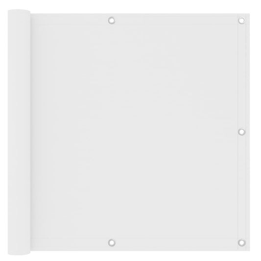 Vidaxl Toldo Para Balcón Tela Oxford Blanco 90x500 Cm_0