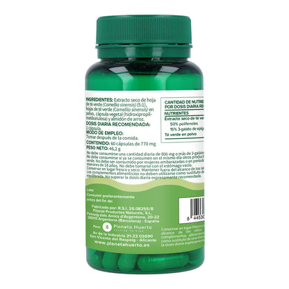 Té verde Planeta Huerto 60 Cápsulas
