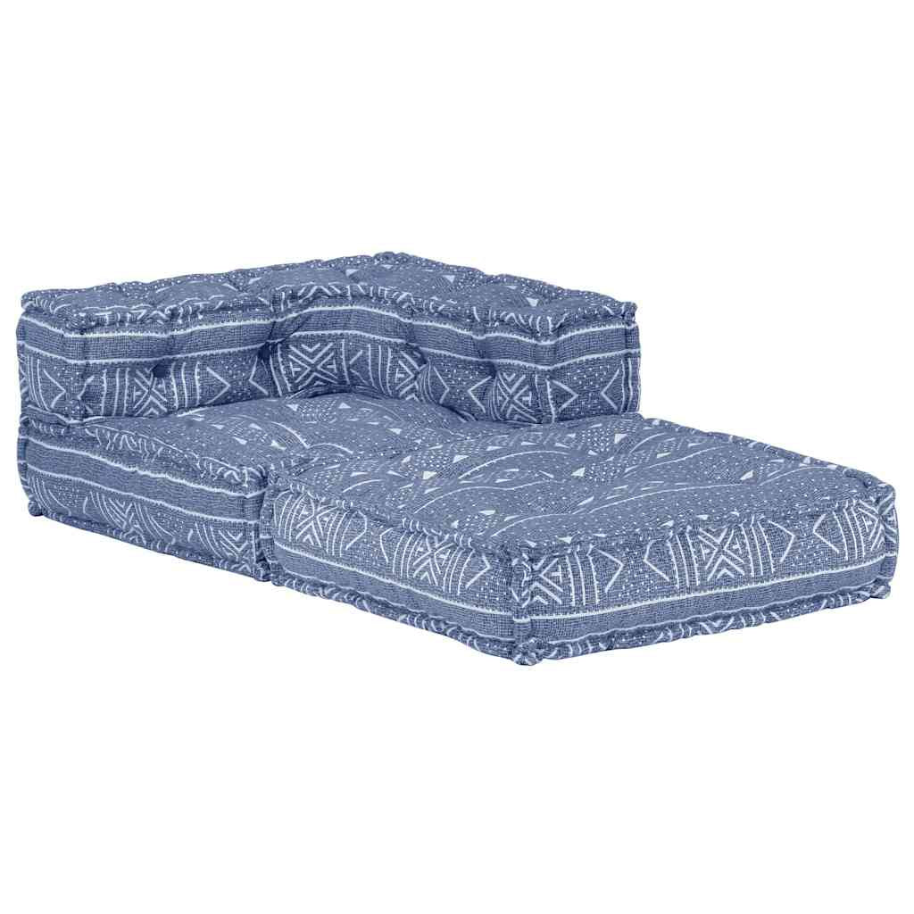 Vidaxl Puf Modular De Tela Indigo_3