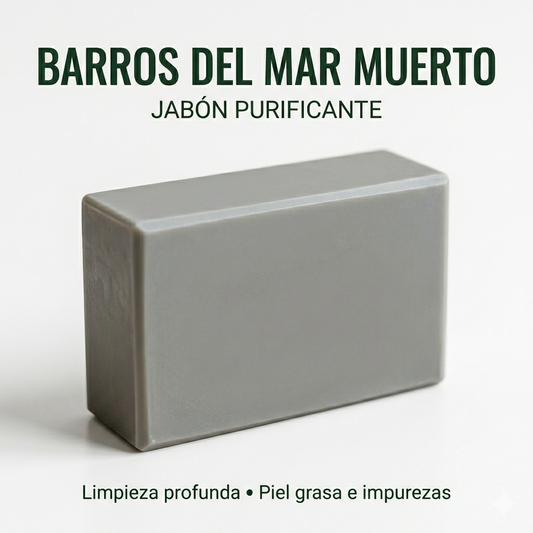 Jabón Sólido Natural De Barros Del Mar Muerto 100 G | Limpieza Purificante | M&on Naturals_0