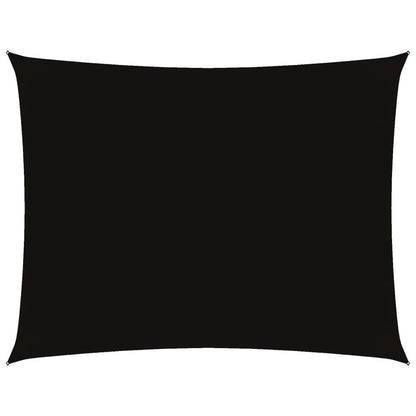Vidaxl Toldo De Vela Rectangular Tela Oxford Negro 4x5 M_0