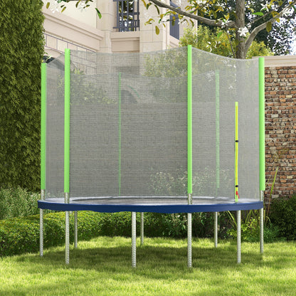 Sportnow Red De Seguridad Para Cama Elástica Ø244 Cm Para 6 Postes Rectos Verde_1