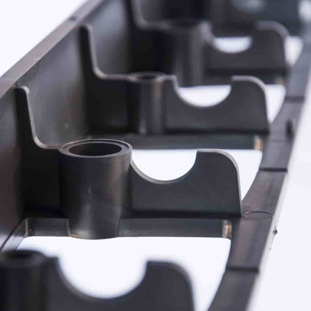 Bordura De Jardín Negra, 6cm X 100cm, Flexible Y De Plástico Reciclado