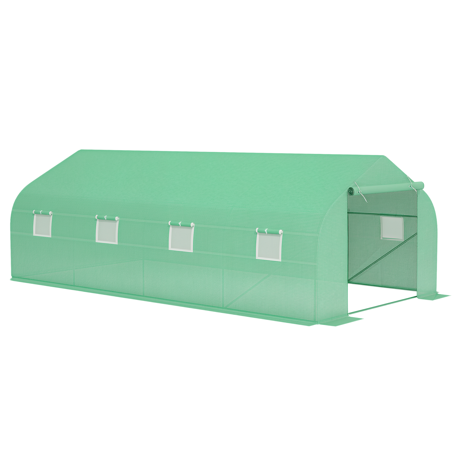 Outsunny Invernadero De Jardín 6x3x2 M Tipo Túnel Para Cultivo Plantas_0