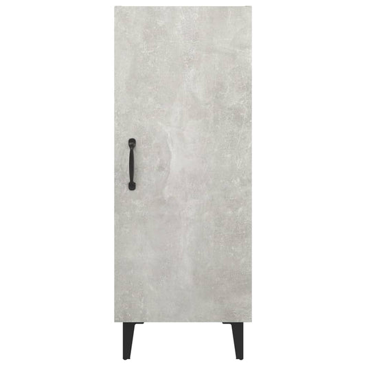 Aparador De Madera Contrachapada Gris Hormigón 34,5x34x90 Cm / Vetonek_0