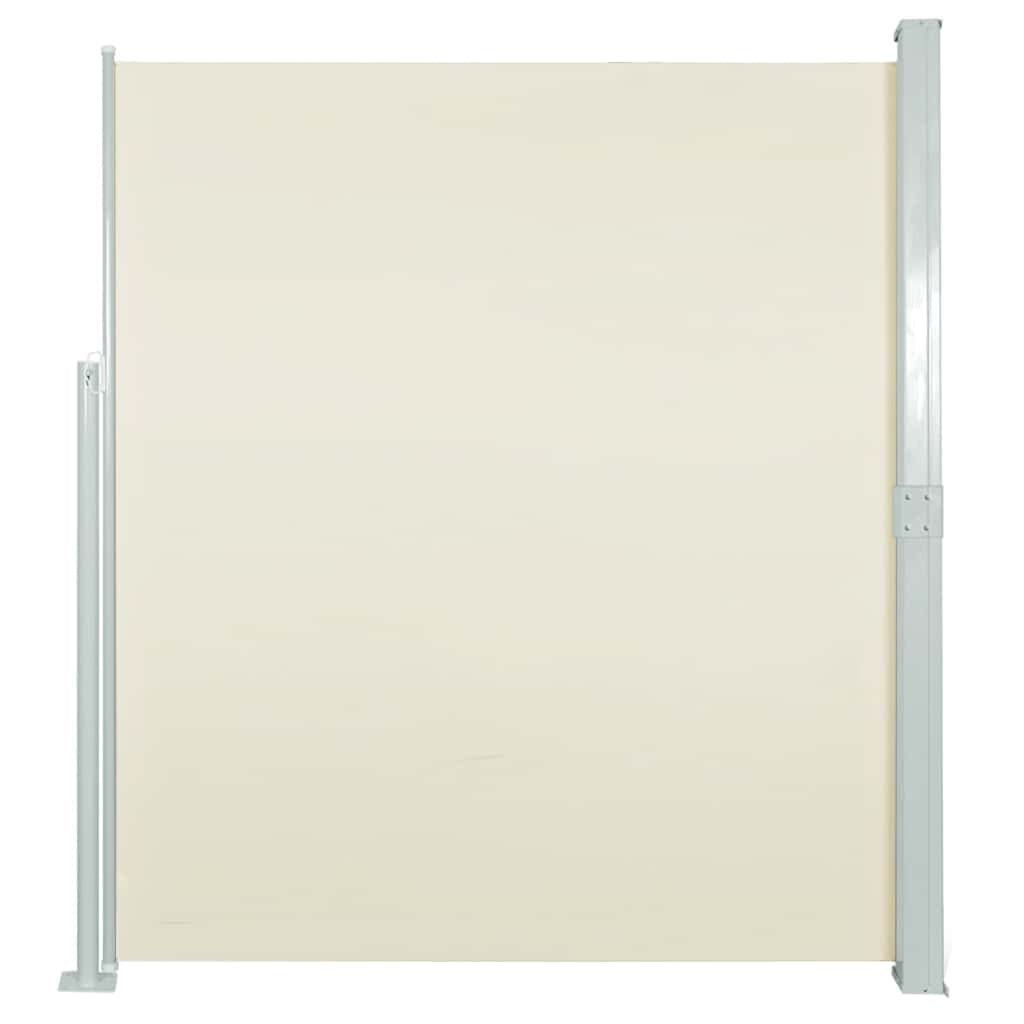 Vidaxl Toldo Lateral Retráctil De Jardín Color Crema 170x300 Cm_0
