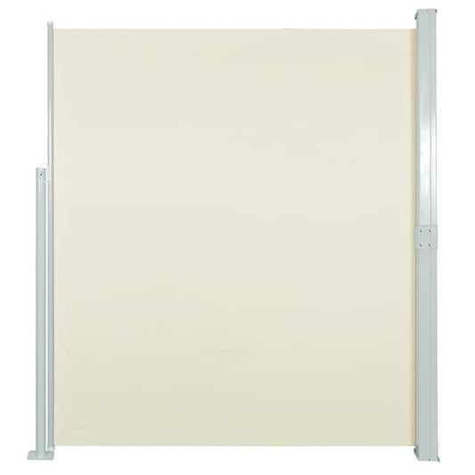 Vidaxl Toldo Lateral Retráctil De Jardín Color Crema 170x300 Cm_0