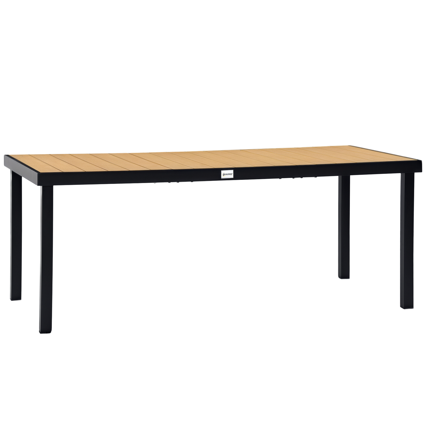 Outsunny Mesa De Jardín Mesa De Comedor De Aluminio Para 8 Personas 190x90x74 Cm_0