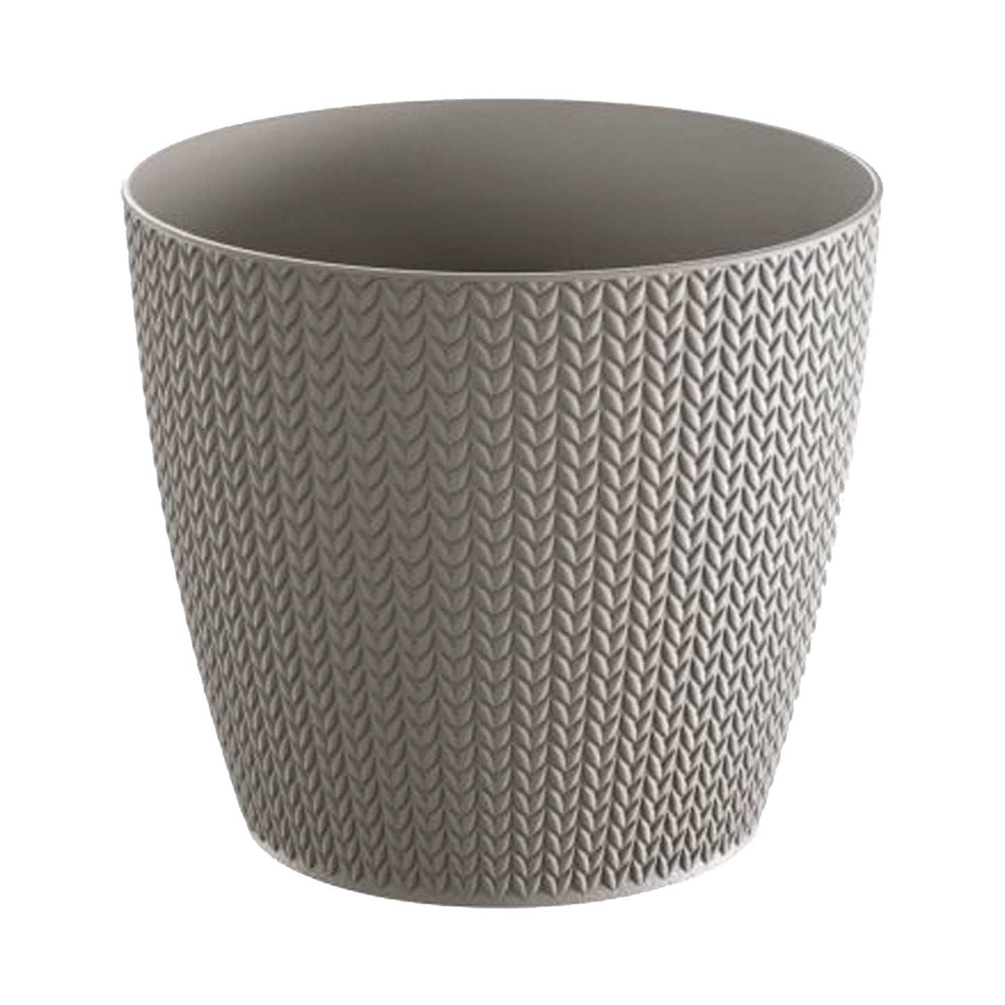 Maceta Wheaty 2l., Dimensiones (mm) 157x157x138, Color Gris Piedra_0