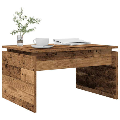 Mesa De Centro Madera Contrachapada Madera Vieja 68x50x38 Cm_1