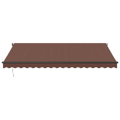 Toldo Retráctil Automático Marrón 450x350 Cm_2