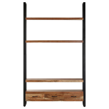 Aparador De Madera Maciza De Acacia 118x30x200 Cm_2