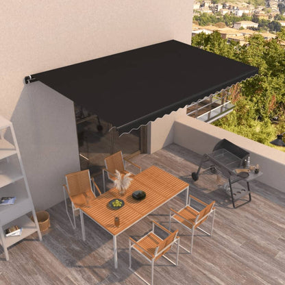 Toldo Retráctil Manual Gris Antracita 500x350 Cm_1