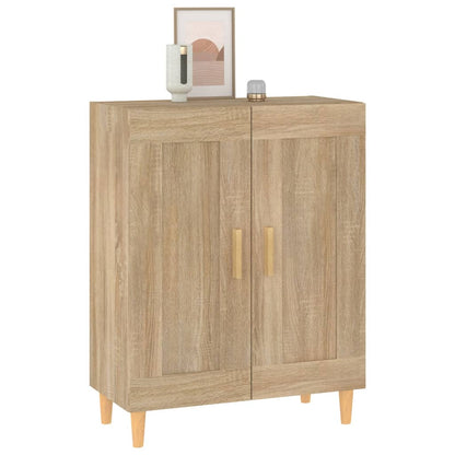 Aparador De Madera Contrachapada Roble Sonoma 69,5x34x90 Cm / Vetonek_4