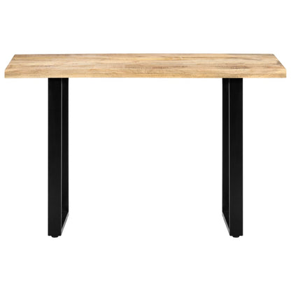Mesa De Comedor De Madera Maciza De Mango 120x60x76 Cm_0