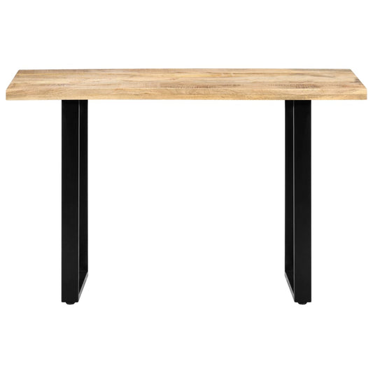 Mesa De Comedor De Madera Maciza De Mango 120x60x76 Cm_0
