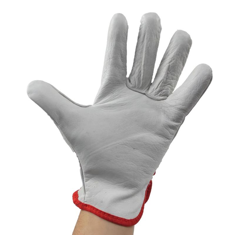 Guantes Piel Flor  11 C/colgador (par)