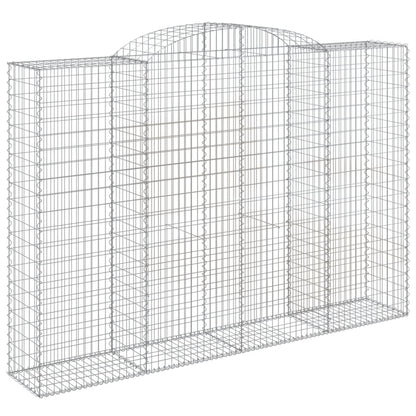 Cestas De Gaviones 5 Uds Forma De Arco Hierro 300x50x200/220 Cm_2