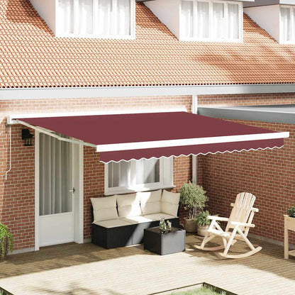 Toldo Retráctil Automático Burdeos 400x300 Cm_1