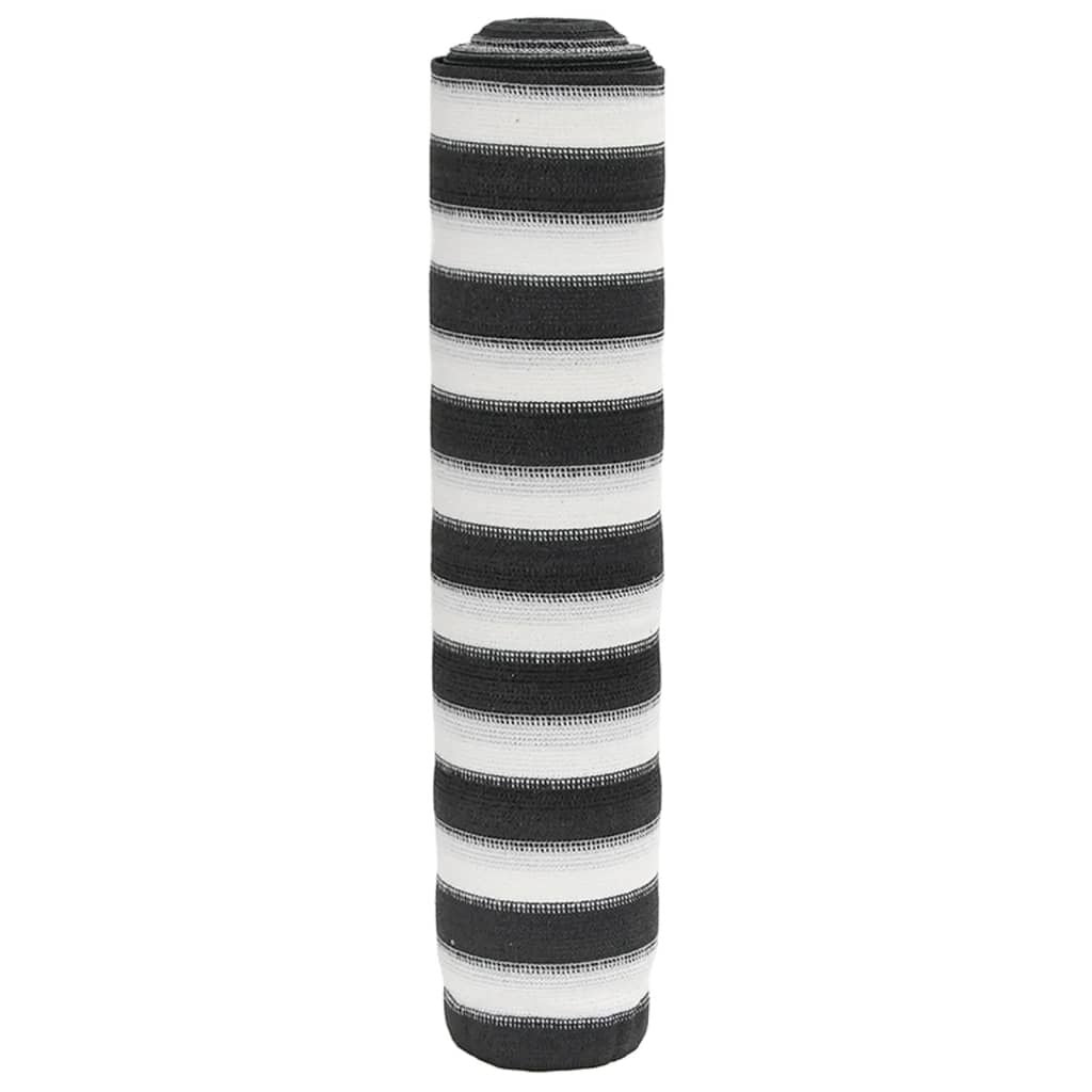 Vidaxl Red De Privacidad Hdpe Gris Antracita Y Blanco 2x10 M 195 G/m²_0