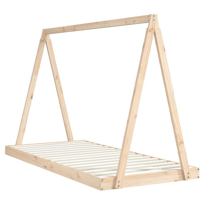 Vidaxl Estructura De Cama Para Niños Madera Maciza De Pino 90x200 Cm_5