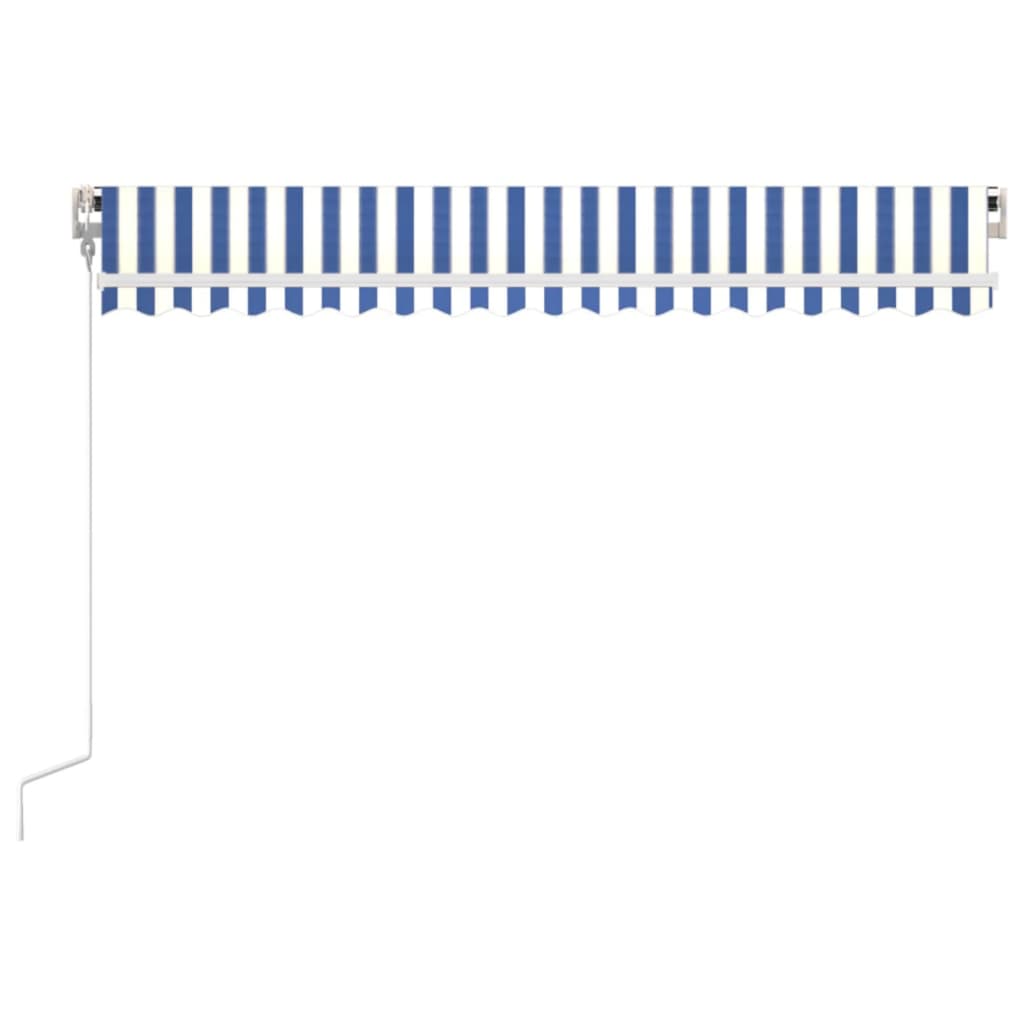 Toldo Automático Retráctil Azul Y Blanco 450x350 Cm_3