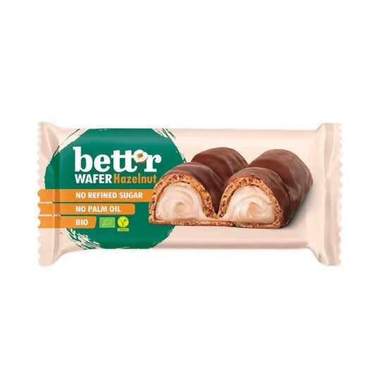 Barquillo De Chocolate Relleno De Avellana Bett’r 33g Bio_0