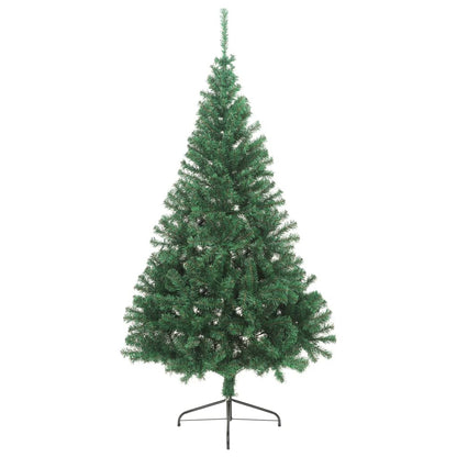 Vidaxl Medio Árbol De Navidad Artificial Con Soporte Pvc Verde 240 Cm_1