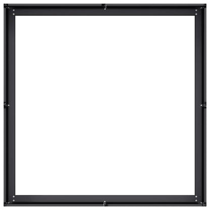Jardinera Acero Negro 100x100x30 Cm_4
