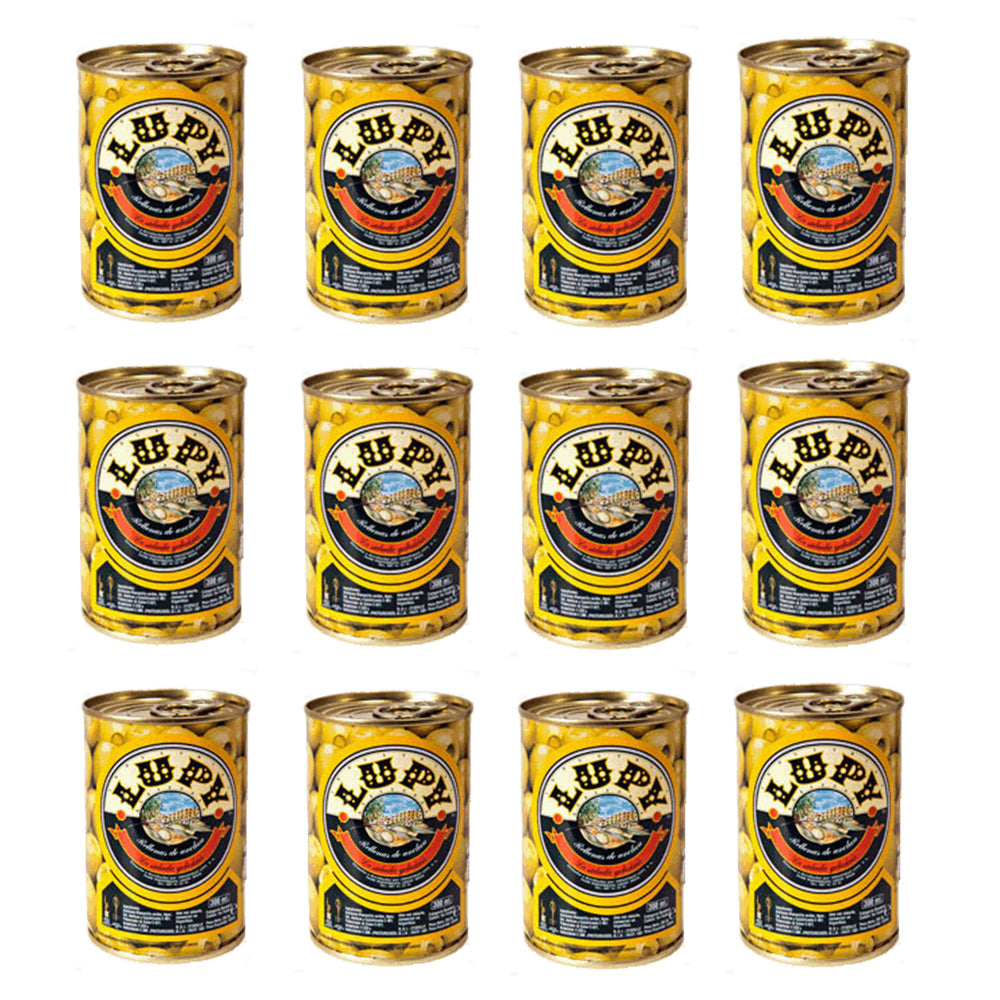 Aceitunas Rellenas De Anchoa. 12 Latas De 120 Gr