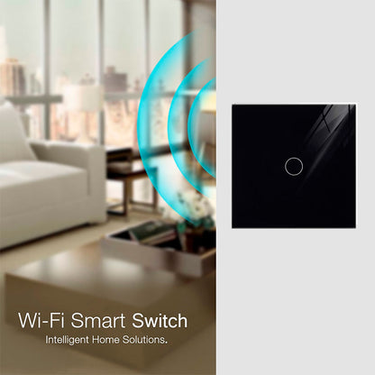 Interruptor Táctil Con Regulador Dimmer Wifi-voz, Negro_2
