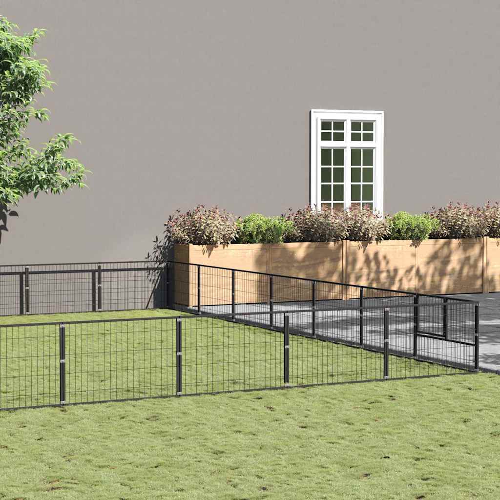 Perrera Acero 63 M² Negra_1