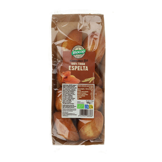 Magdalenas Trigo Espelta 100%  Biocop 180 g