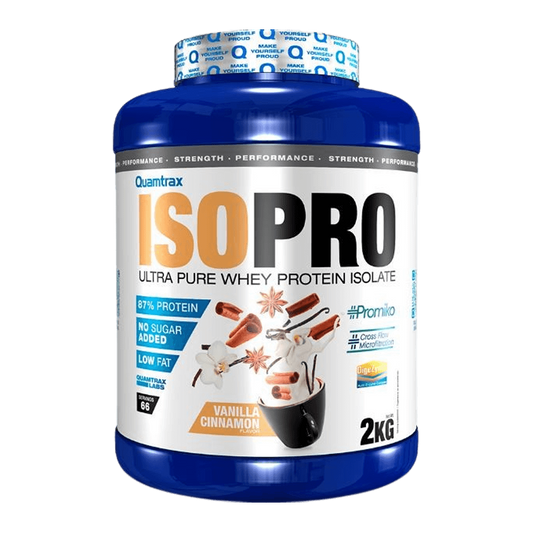 Isopro Cfm - 2kg - Vainilla Con Canela - Proteína De Aislado De Suero Isolate - Quamtrax_0