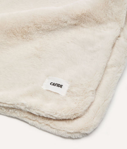 Cafide Manta Para Perros Efecto Pelo Beige Claro. Modelo Toia. Talla M (90x65 Cm)_2