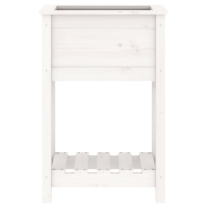 Jardinera De Madera Maciza De Pino Blanco 54x34,5x81 Cm_4