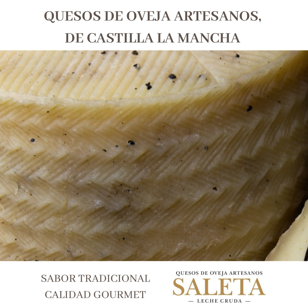 Queso Curado De Trufa Entero De Oveja (2,3 Kg) | Elaboración Artesana Quesos De La Mancha | 100% Natural_5