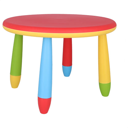 Mesita Infantil Rectangular Roja, Y 2 Sillas