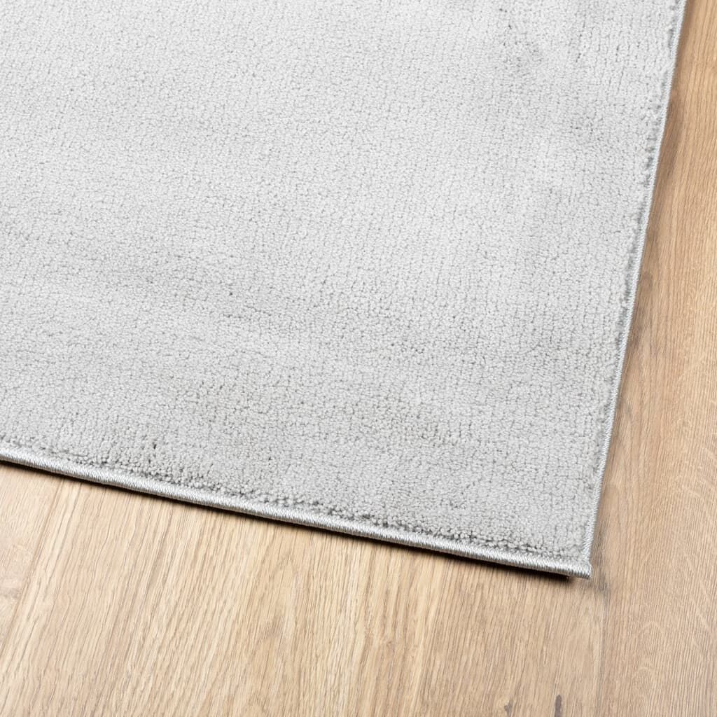 Vidaxl Alfombra De Pelo Corto Oviedo Gris 60x110 Cm_3