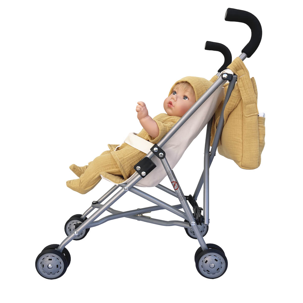 Bolso Cambiador Muñeca Bobble Mostaza_3
