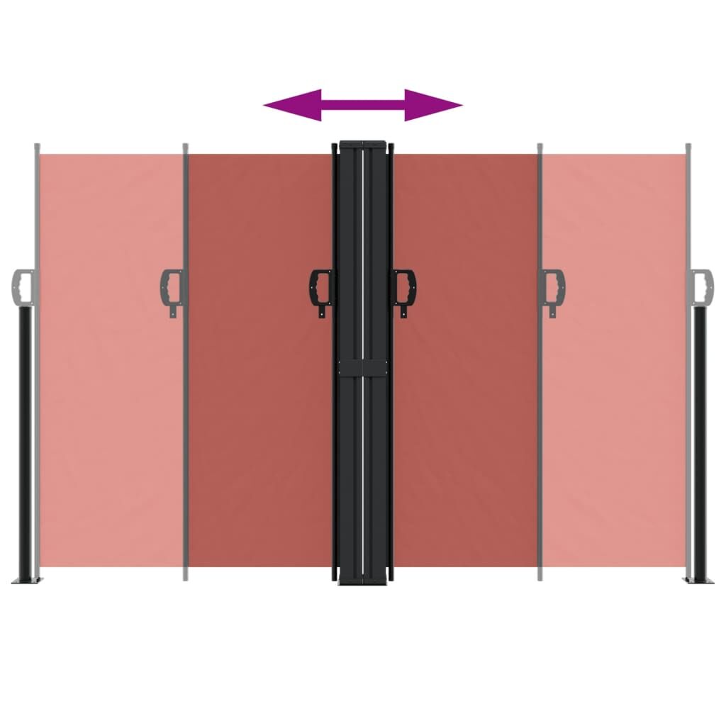 Vidaxl Toldo Lateral Retráctil Terracota 160x1000 Cm_4